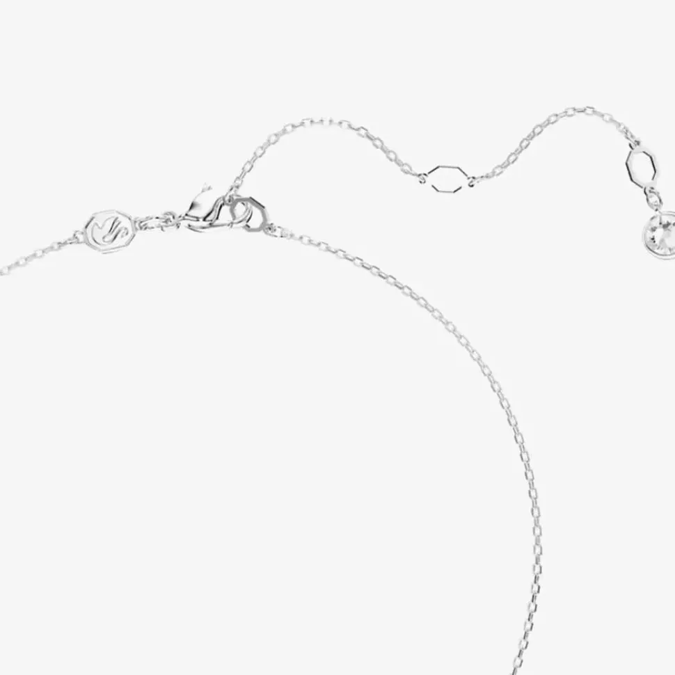 Meteora Rhodium Plated Pendant Necklace 5683446