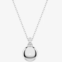 Meteora Rhodium Plated Pendant Necklace 5683446