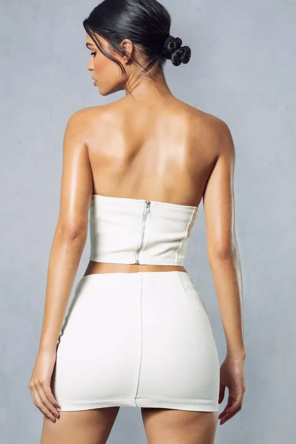 Micro Mini Denim Skirt