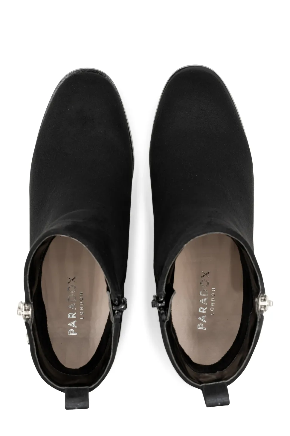 Micro Suede 'Ainsley' Mid Block Ankle Boot