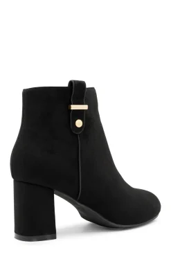 Micro Suede 'Billie' Wide Fit Mid Heel Ankle Boot
