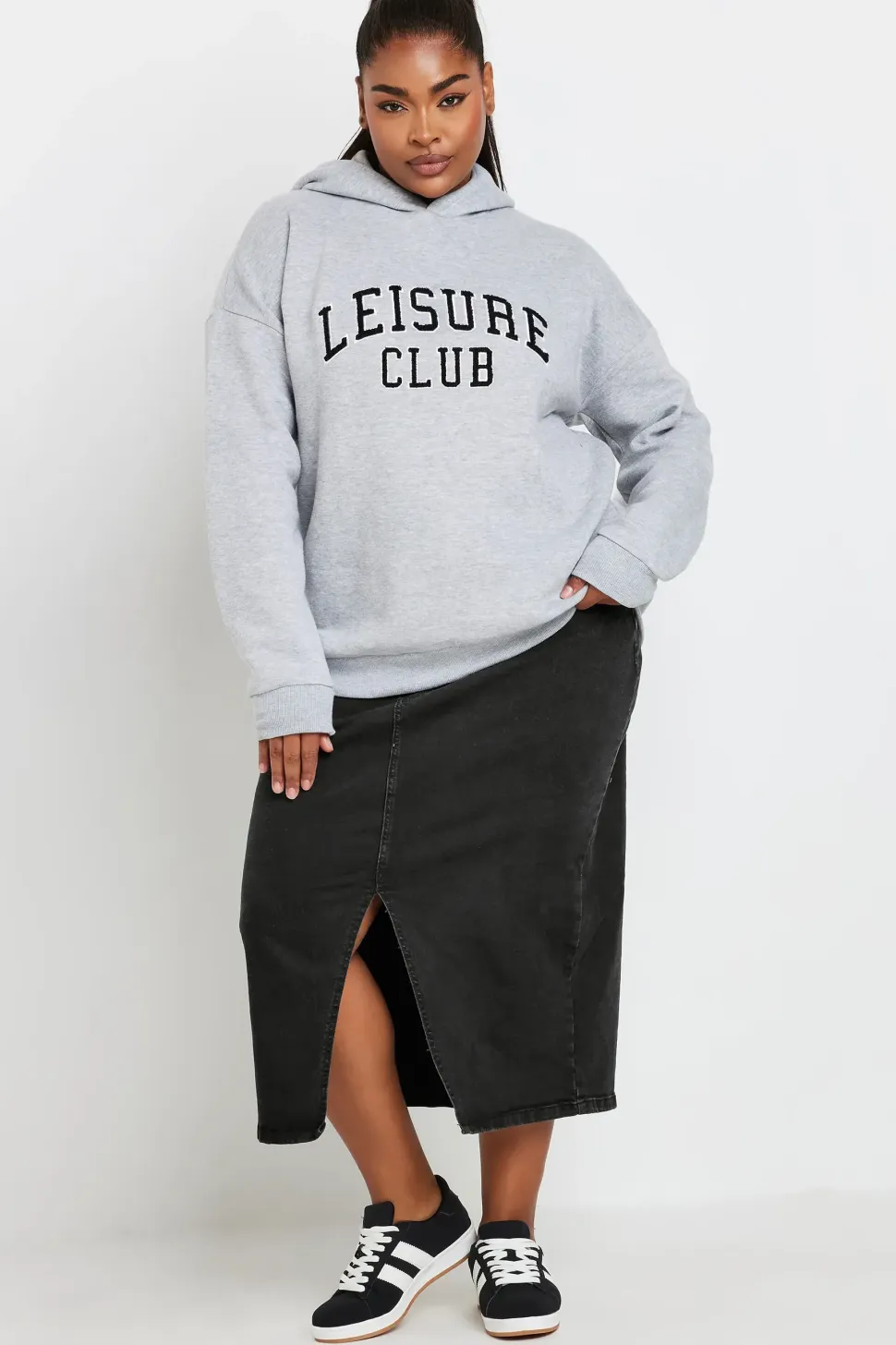 Midi Denim Skirt
