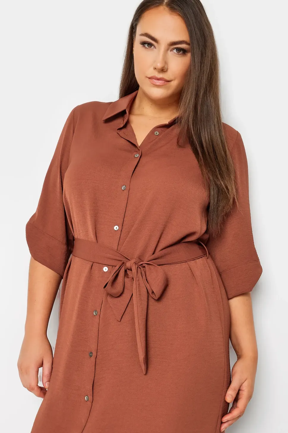 Midi Shirt Dress