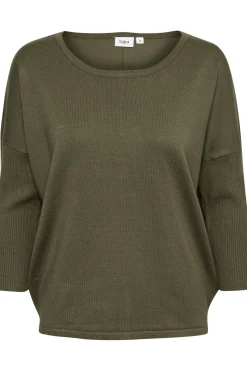 Mila R-Neck Pullover-Plain