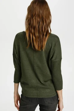 Mila R-Neck Pullover-Plain