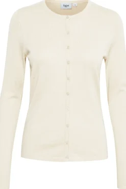 Mila Roll-Neck Cardigan-Plain