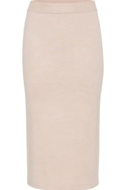 MilaSZ Knitted Midi Length Pencil Skirt-