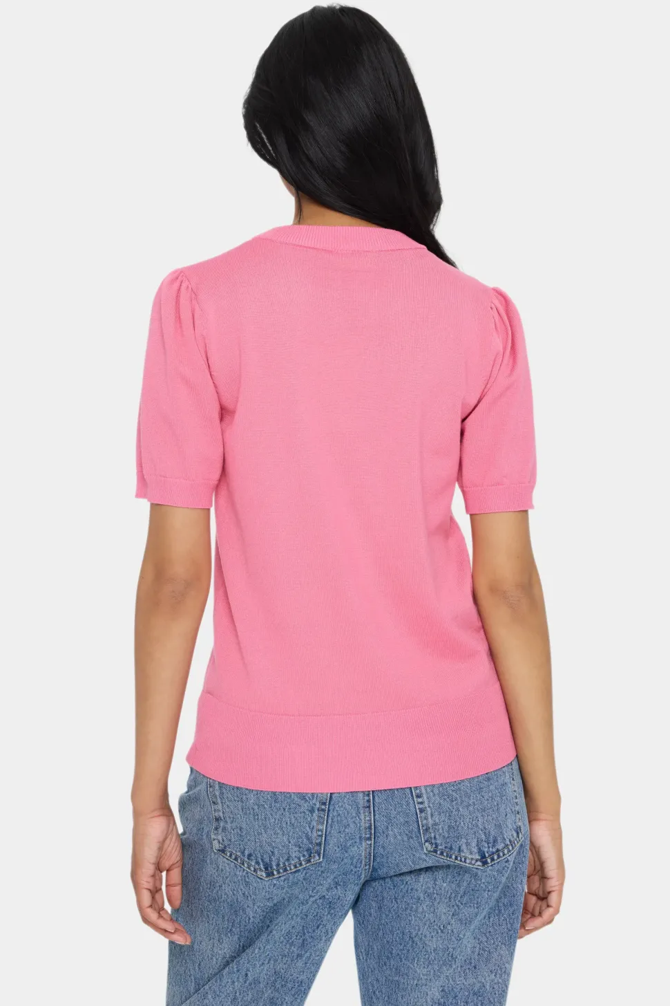 MilaSZ Short Sleeve Crew Neck Pullover-