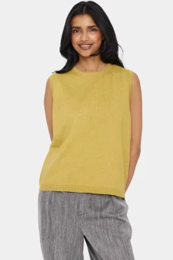 MilaSZ Sleeveless Knitted Crew Neck Vest-