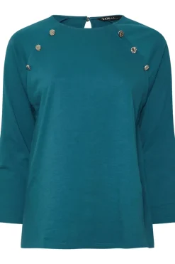 Military Button Long Sleeve T-Shirt