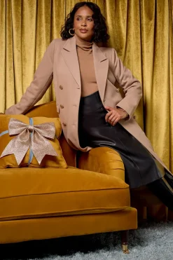 Military Double Breasted Maxi Coat