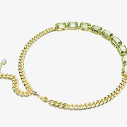Millenia Green Gold Plated Necklace 5671255