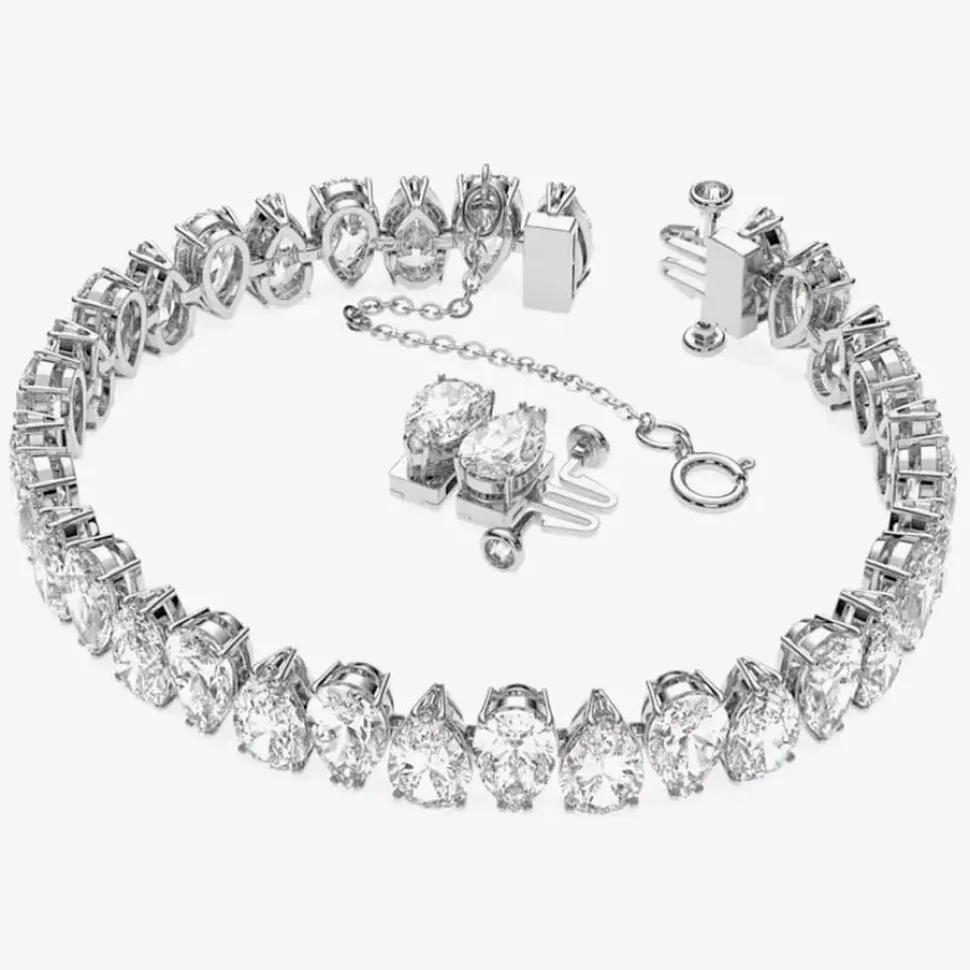 Millenia Pear White Crystal Bracelet 5598350