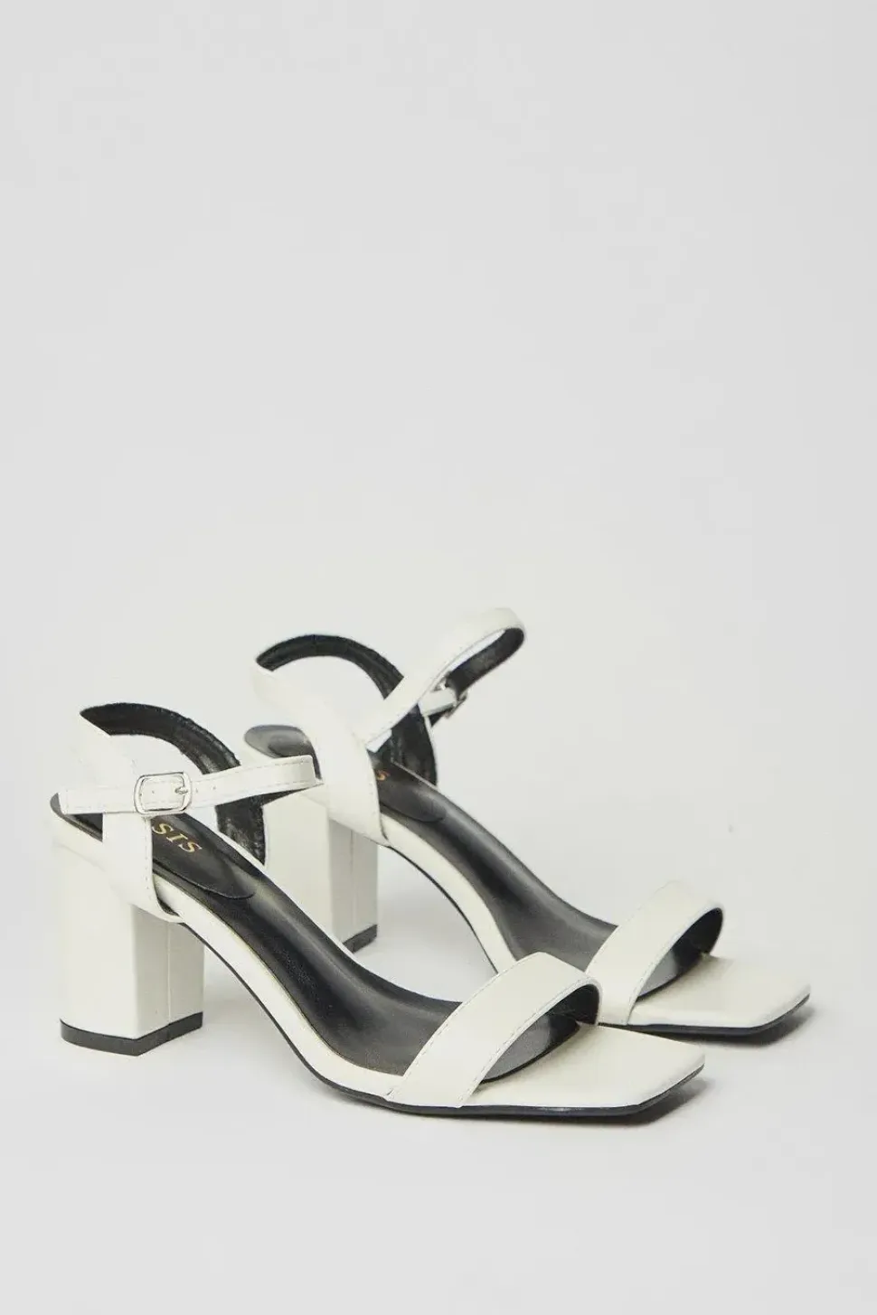 Mimosa High Block Heel Barely There Sandals