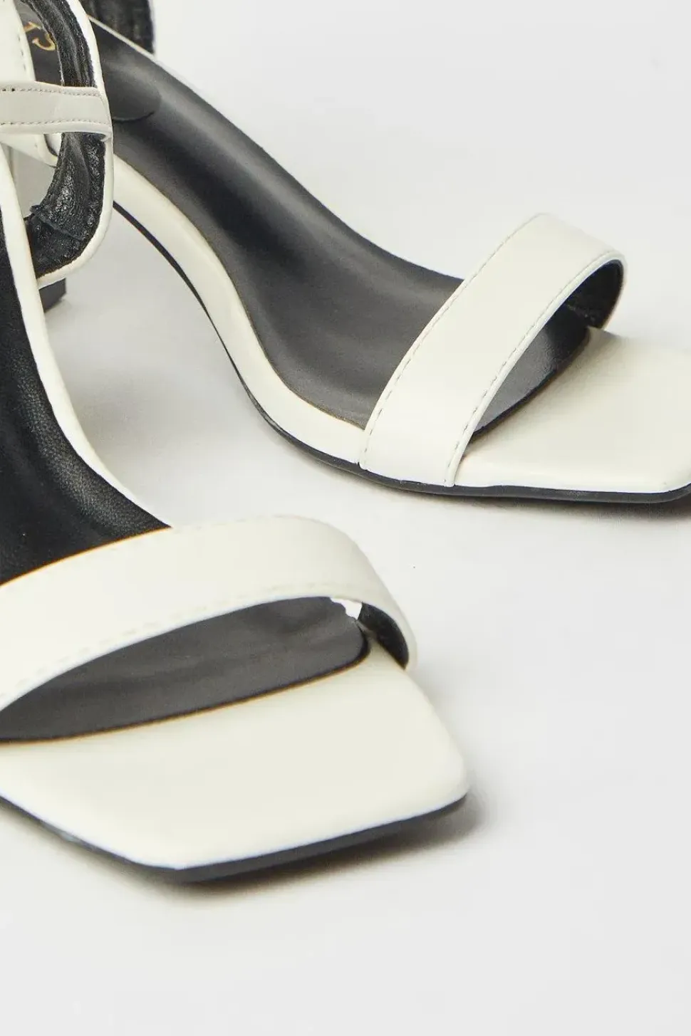 Mimosa High Block Heel Barely There Sandals
