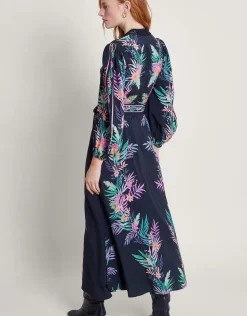 Mirella Palm Shirt Dress