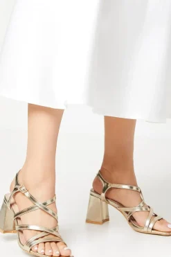 Missy Strappy High Block Heeled Sandals