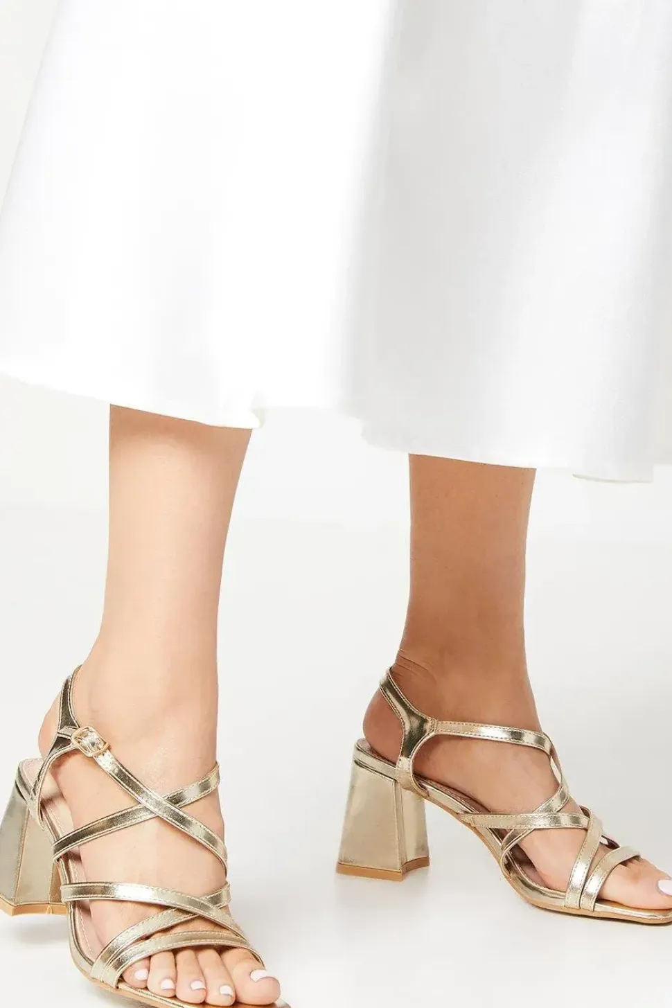 Missy Strappy High Block Heeled Sandals