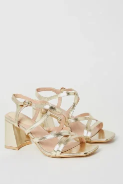 Missy Strappy High Block Heeled Sandals