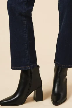 Mitzi Pointed High Block Heel Ankle Boot
