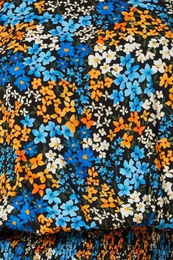 Mix & Match Floral Shirred Hem Top