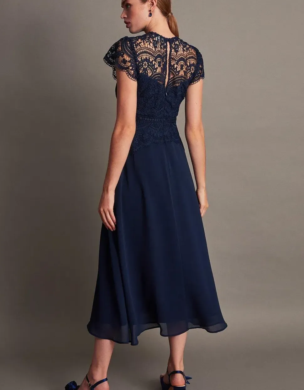 Monica Lace Midi Dress