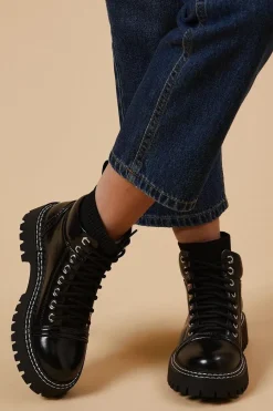 Monnie Lace Up Casual Boots