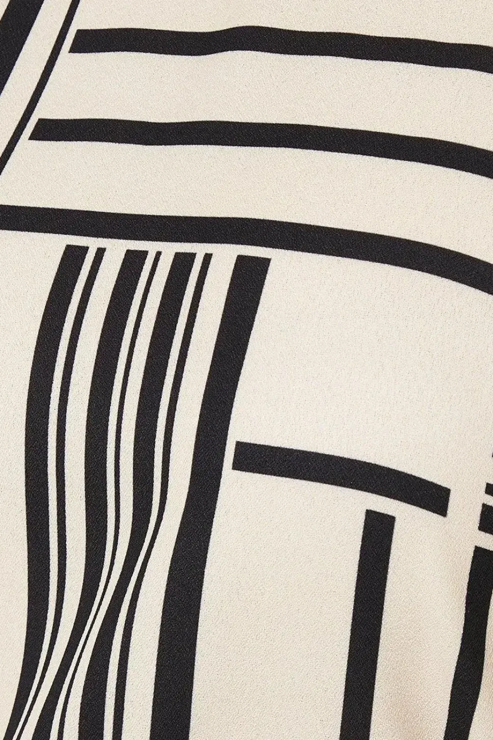 Mono Geo Printed Midi Dress