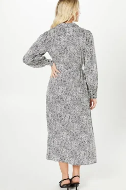 Mono Spot Shirt Dress