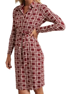 Montana Geo Shirt Shift Dress-