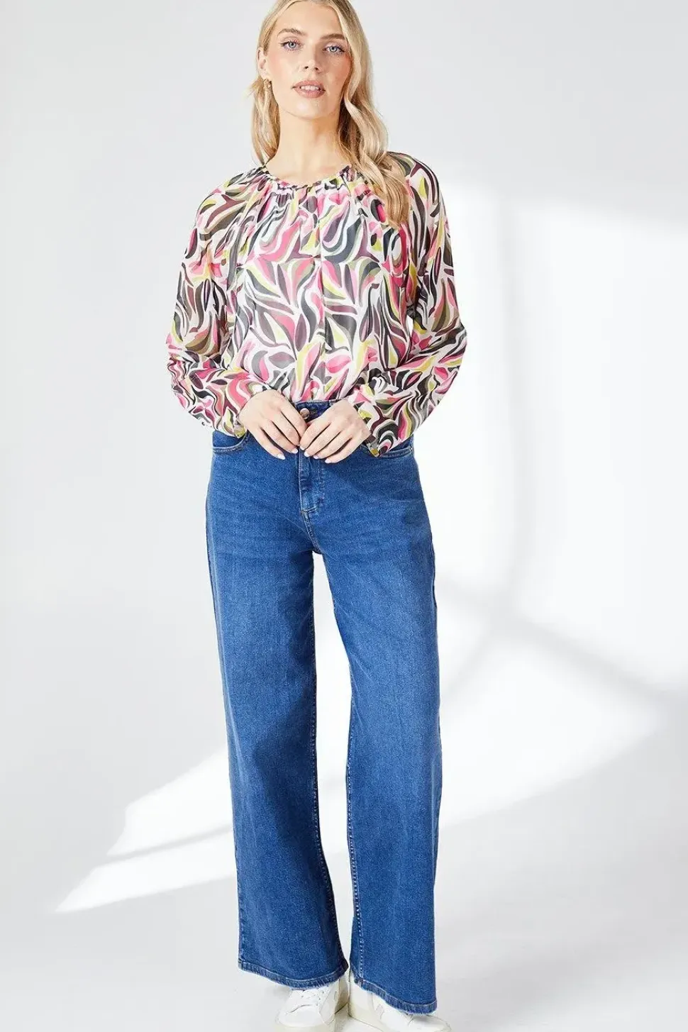 Multi Abstract Blouse