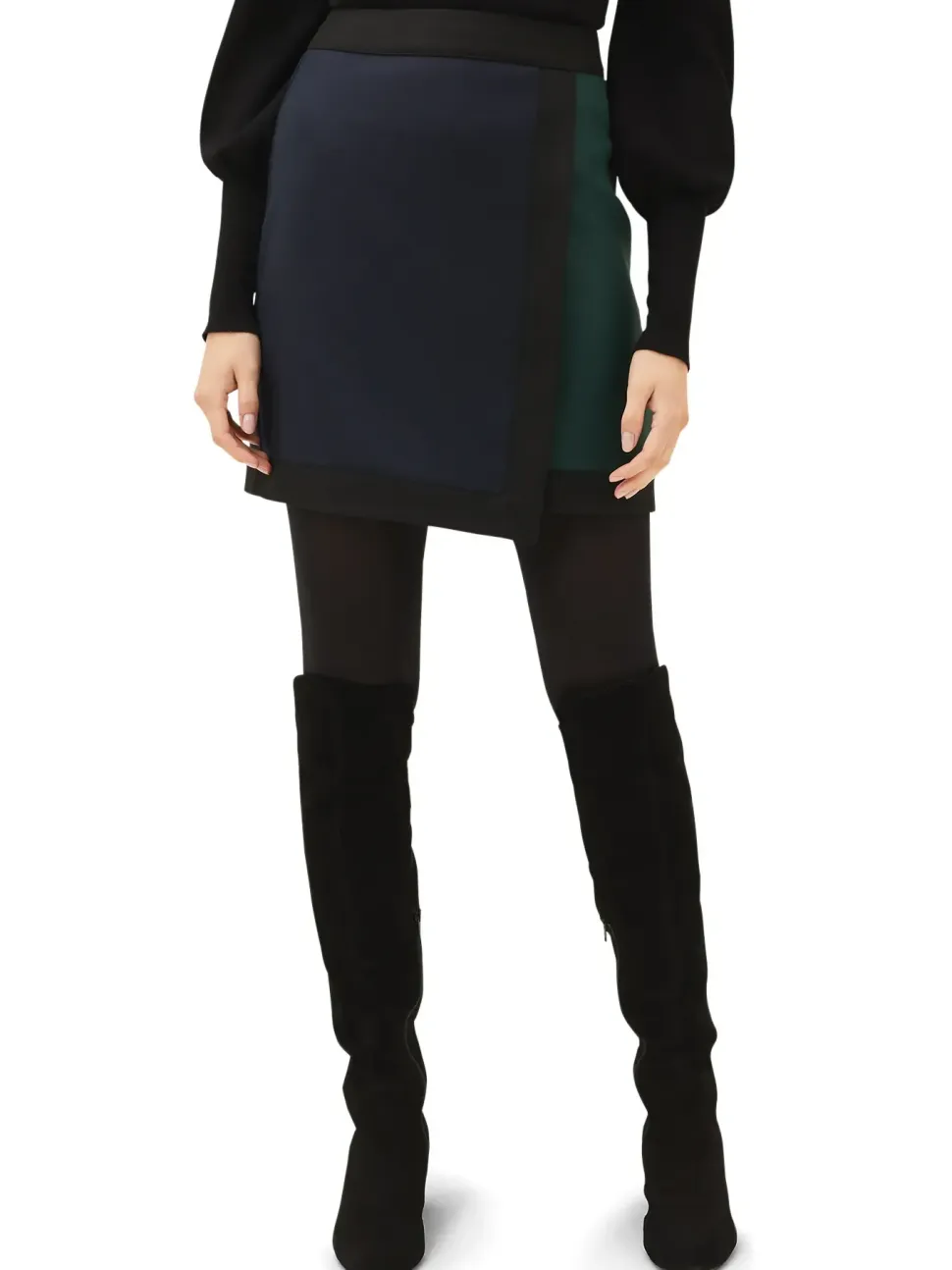 Natalie Colour Block Skirt-Colour Block