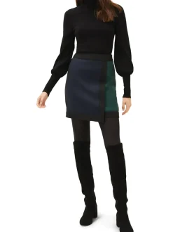 Natalie Colour Block Skirt-Colour Block