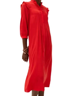 Nivana Frill Shirt Dress-
