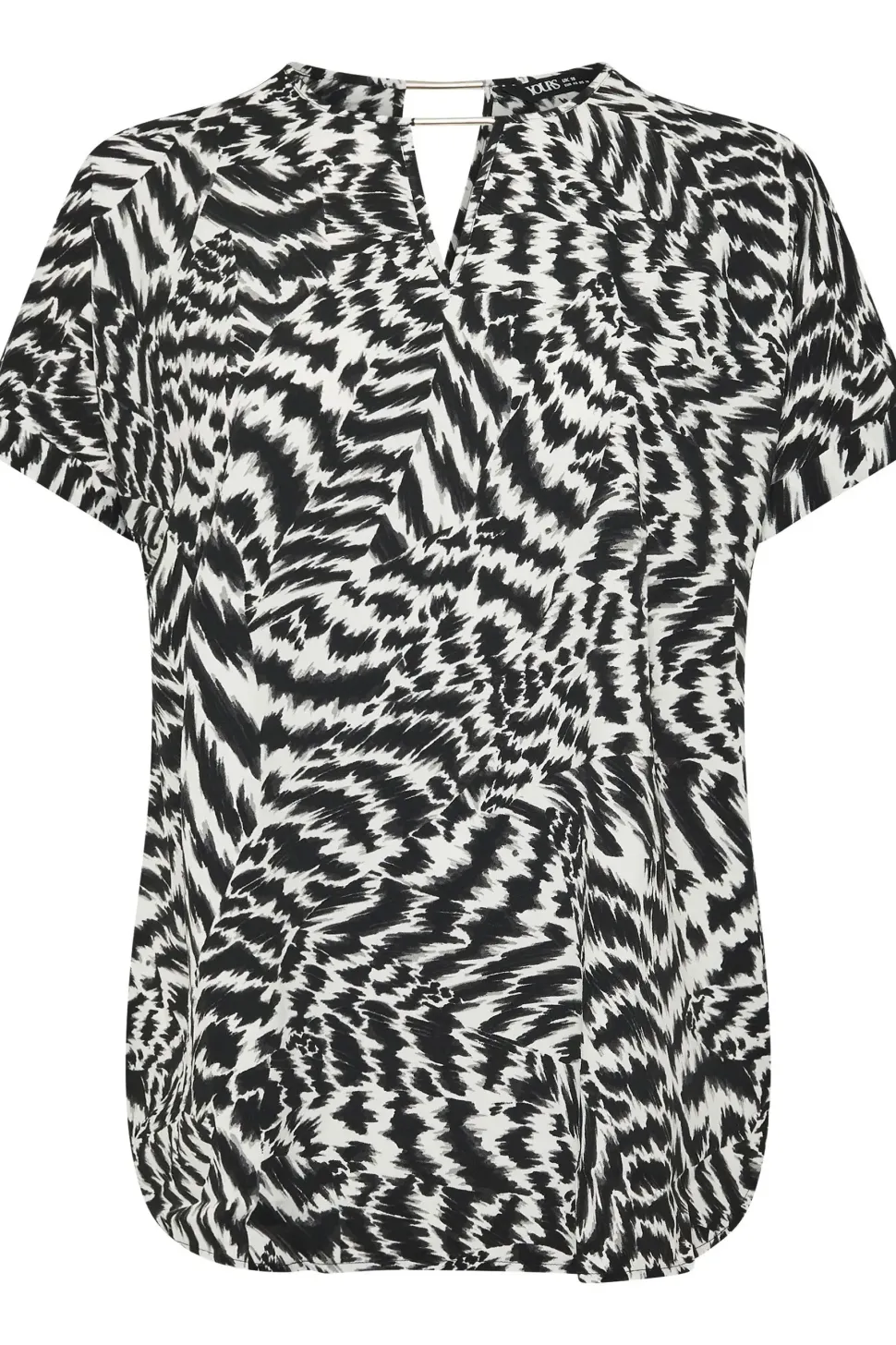 Notch Neck Blouse