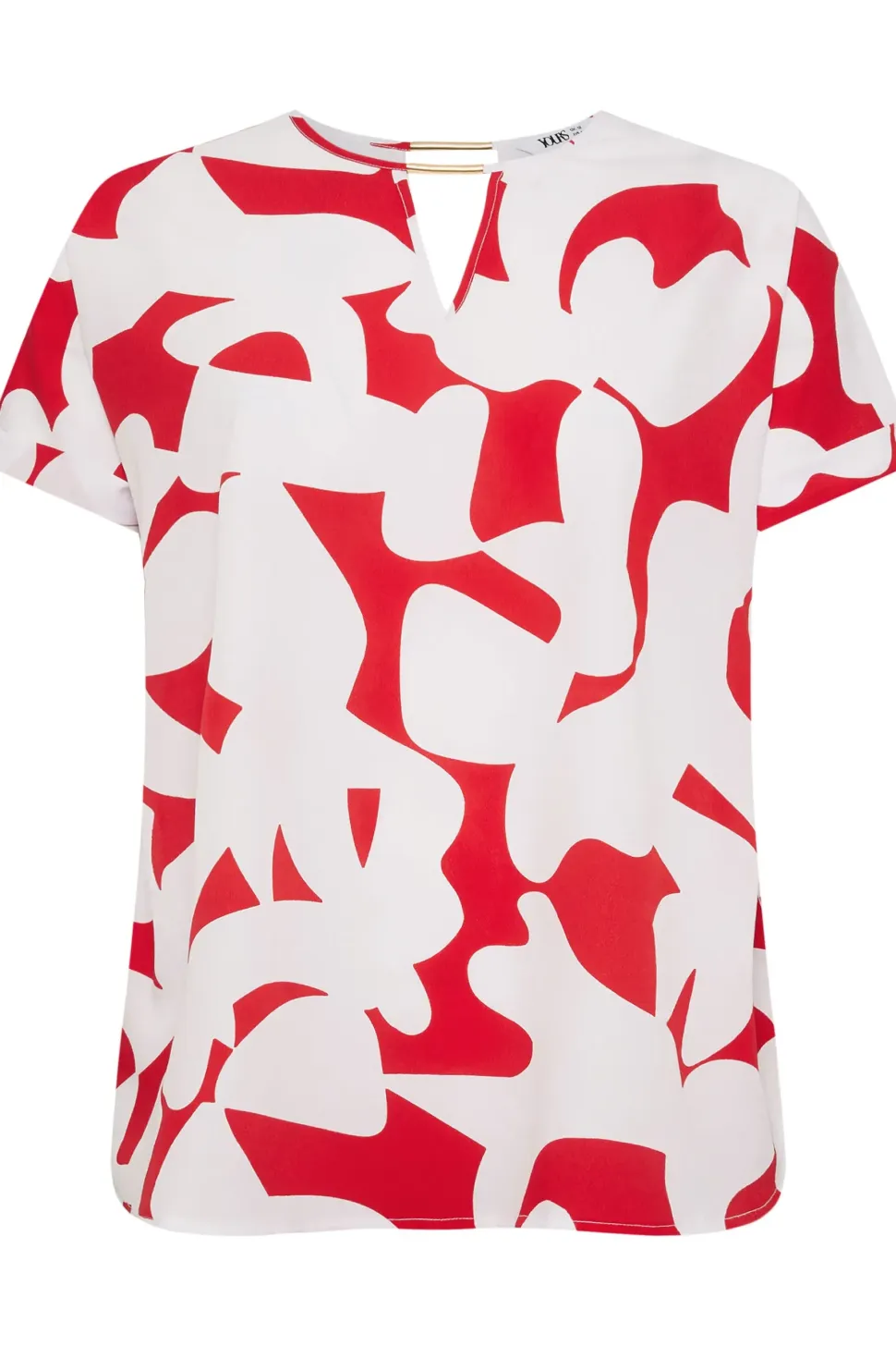 Notch Neck Blouse
