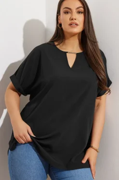 Notch Neck Blouse
