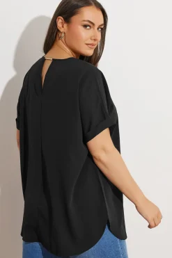 Notch Neck Blouse