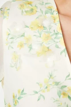 Occasion Floral 3D Organza Mini Dress