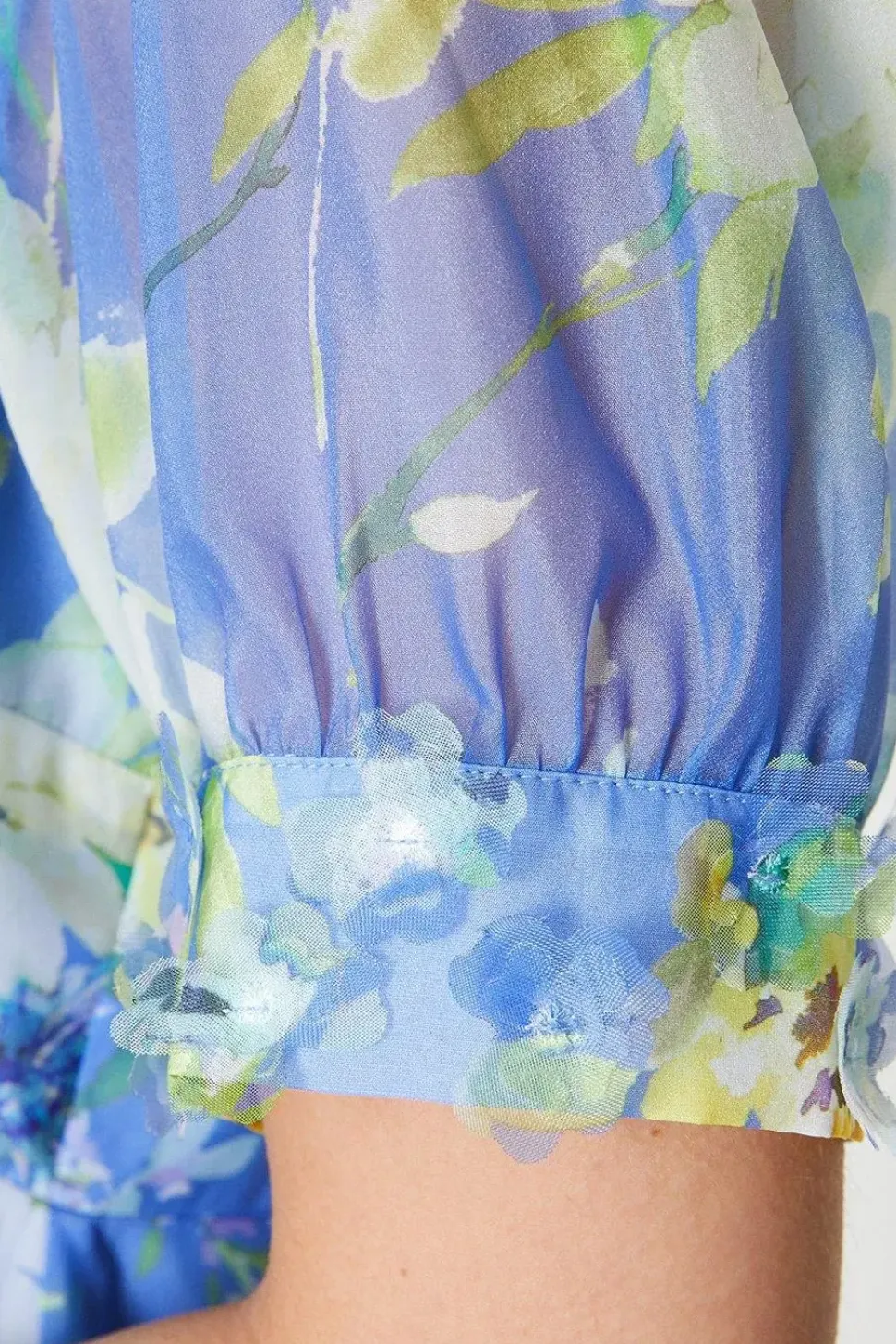 Occasion Floral 3D Organza Mini Dress