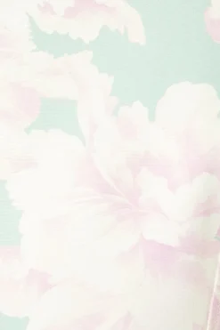 Occasion Floral Halterneck Satin Midi Dress