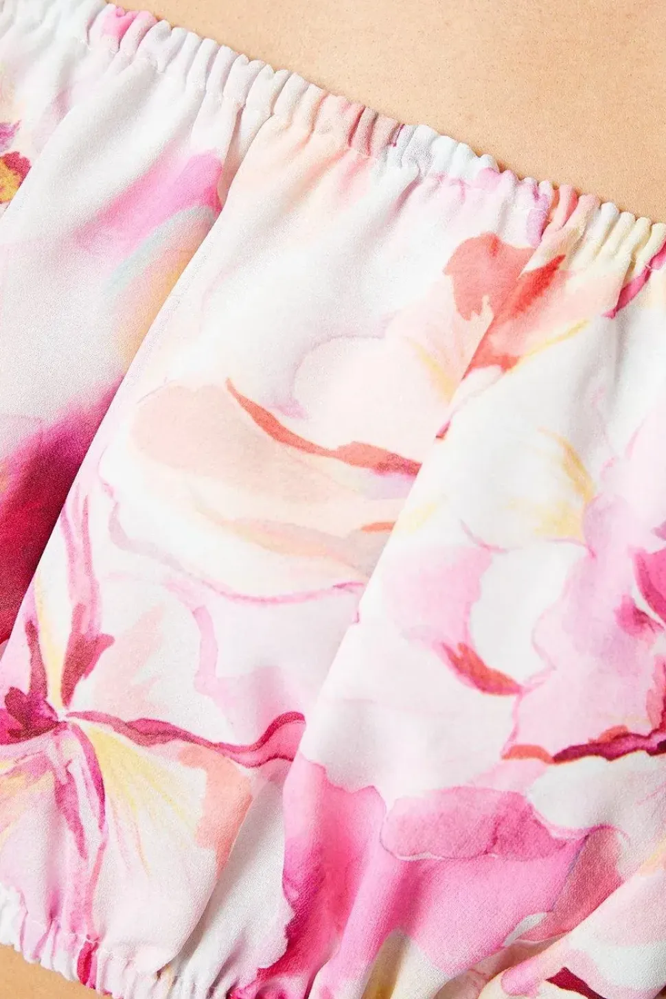 Occasion Floral Print Co-ord Crop Top