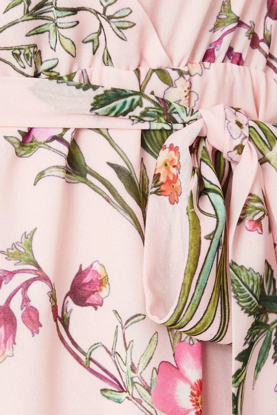 Occasion Floral Print Ruffle Midi Dress