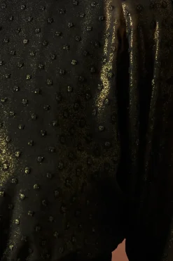 Occasion Glitter High Neck Mini Dress