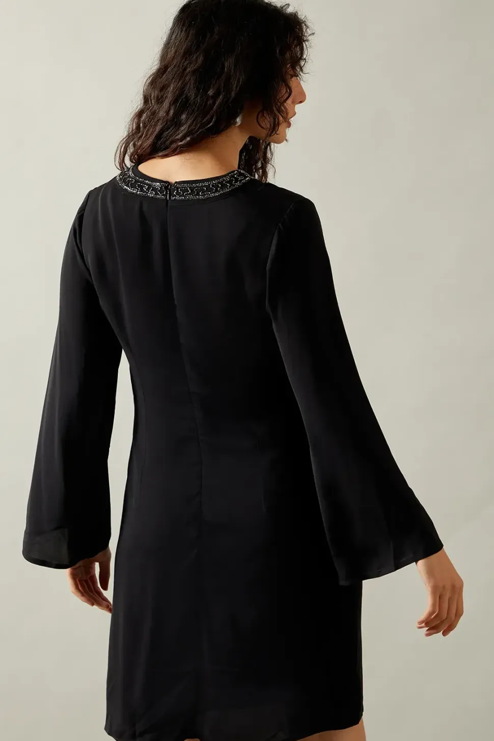 Occasion Hand Embellished Sequin Shift Dress