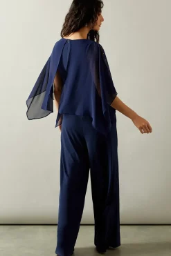 Occasion Hotfix Overlay Jumpsuit