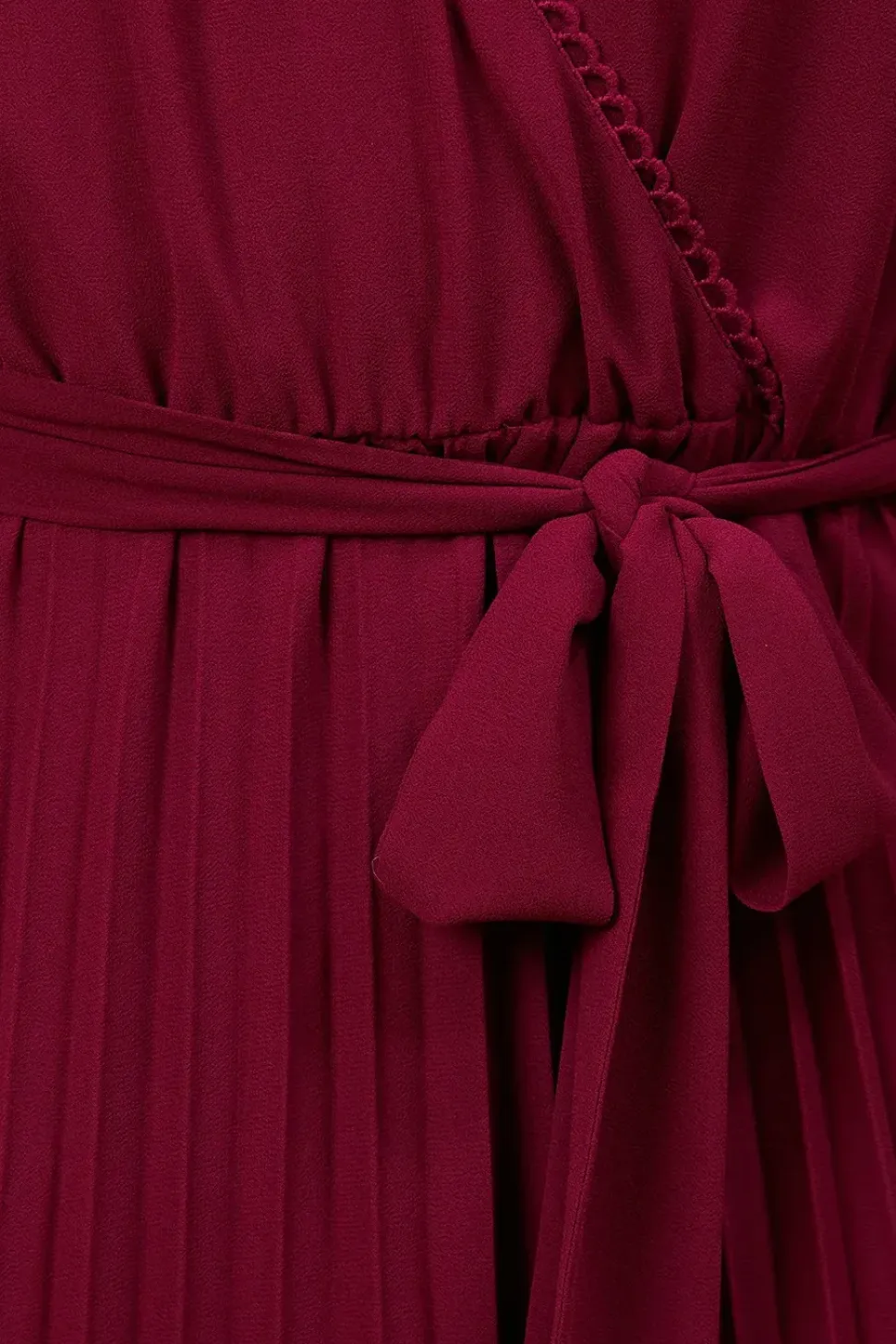 Occasion Kimono Sleeve Pleated Midi Dress