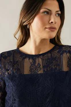 Occasion Lace Flare Sleeve Top