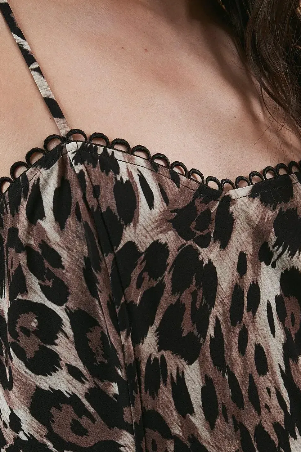 Occasion Leopard Peplum Midaxi Dress