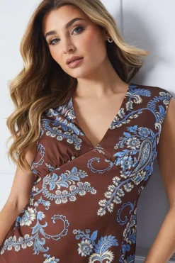 Occasion Petite Satin Open Back Maxi Dress